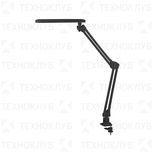 Светильник наст. Era 441 7W LED 3000K струбцина черный Эра