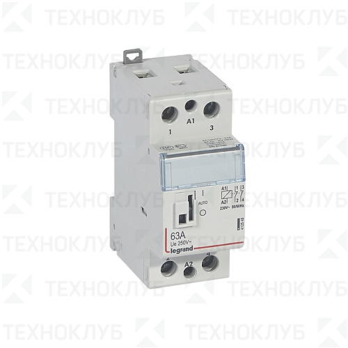 Реле силовое 2п 63А 220В 2н/о Legrand