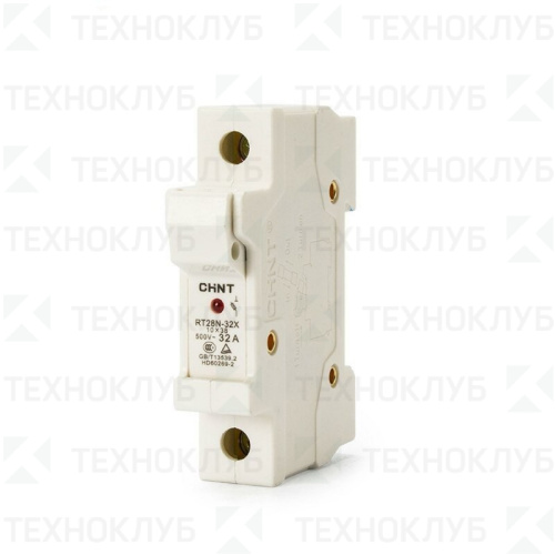 Держатель плавких вставок RT28N-32X 10х38 1П DIN  CHINT
