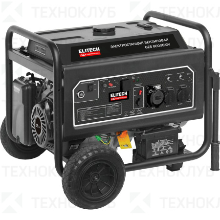 Генератор Elitech HD GES 8000EW  6 кВт электрозапуск