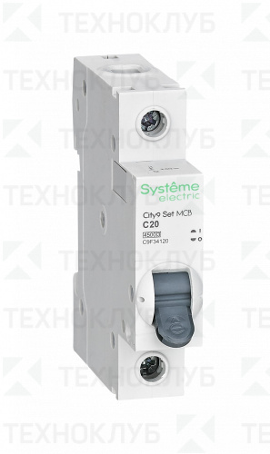 Выключатель автомат. City9 1п  20А 4,5kA х-ка C  Systeme Electric