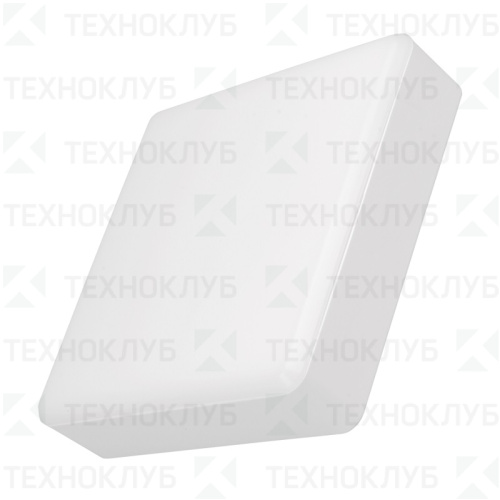 Светильник люмин ЛПО 3026  9W IEK квадрат