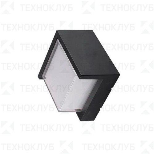 Светильник Парк 12W SUGA квадрат (козырек) IP65 черный 4200K Horoz