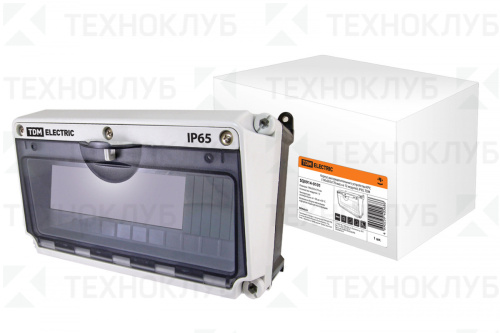 Корпус распределительного устройства КРУ, 190х265х170 мм, на 12 модулей, IP65, TDM
