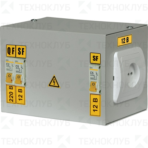 Трансформатор ЯТП-0,25 380/12-3 36 УХЛ4 IP30 IEK