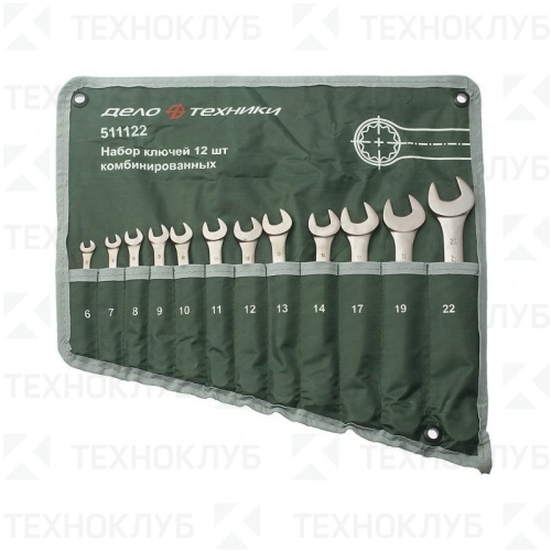 Набор ключей комбинир. 6-22 мм 12 шт. ДТ сумка