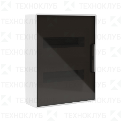 Щит ЩРН пласт. 24м черн.прозр. IP40 399х312х102 (FRAME)  DKC
