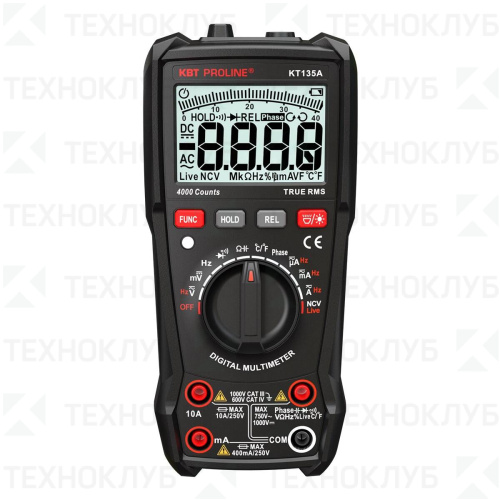 Мультиметр KT135А PROLINE (автоматический)  КВТ