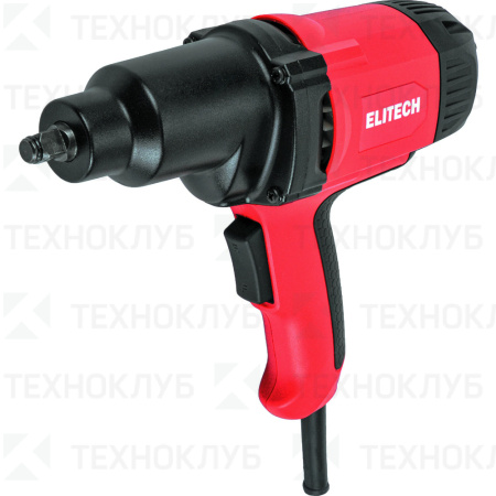 Гайковерт уд. ELITECH ГУ 0903 РЭ 900Вт 350Нм кейс+ набор