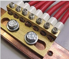 Шина распред. ШнУР-2 на плоскую шину 7х16мм2 450А TDM