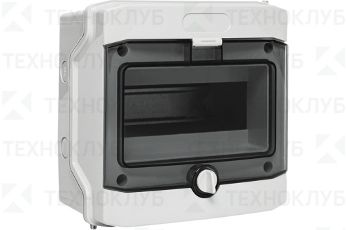 Щит ЩРН пласт.  8м прозр. IP65 210х202х120 Unix65  EKF