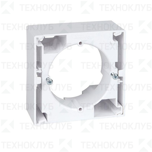 Адаптер Schneider Sedna 1ый для откр. монтажа 6100121 бел.