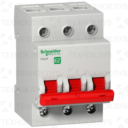 Выключатель нагрузки Easy9 3п 100А Schneider Electric