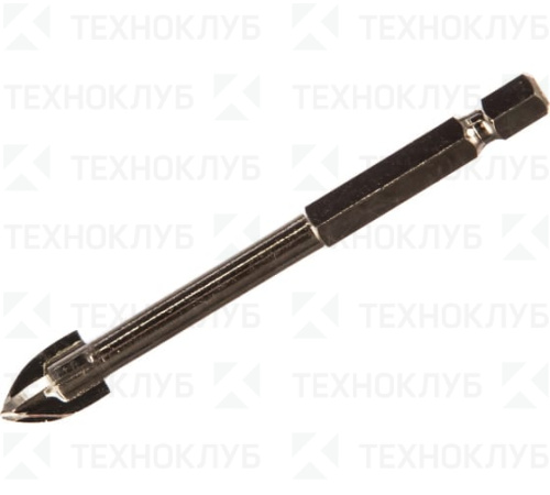 Сверло по керамограниту Гранит  6*75 мм хв-1\4"