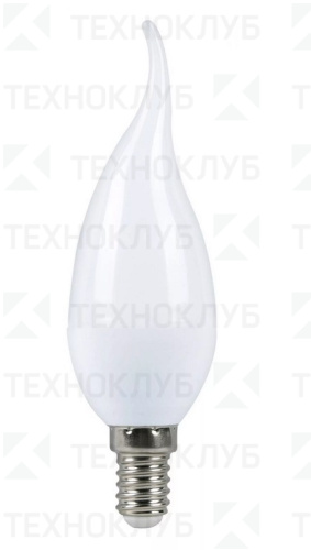 Лампа светодиод. E14   8W SVD (свеча на ветру) 6500K LEEK