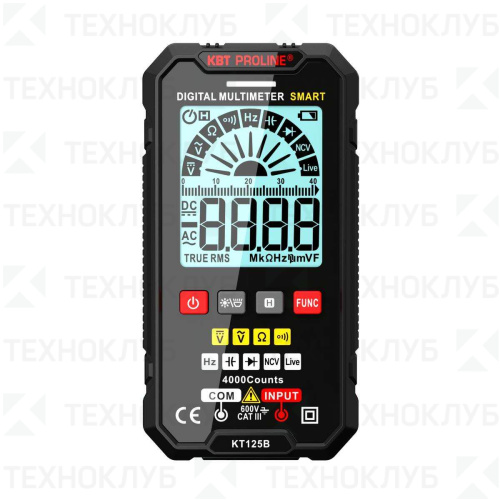 Мультиметр KT125B PROLINE (автоматический)  КВТ