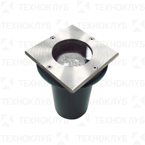 Светильник грунт. LED 220V 2W JCDR квадрат мет. Feron-WL4102