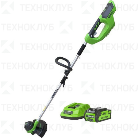 Электрокоса аккум. GreenWorks G40LTK4 40 V  4,0 А/ч