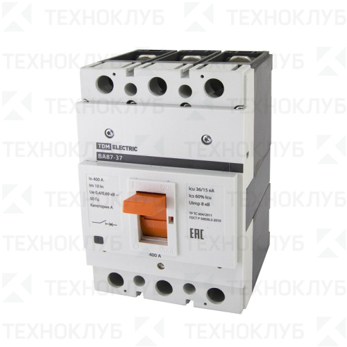 Выключатель автомат. ВА87-37 3п  200А 35кА TDM