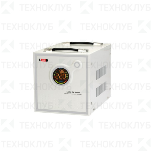 Стабилизатор  5000VA релейный (90-270V точ.±8%) LE R5 DV (настол./верт.)  LEEK
