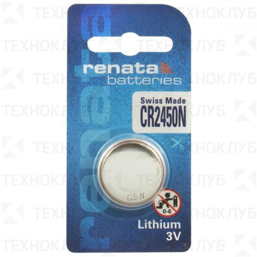 Батарейка литиевая CR2450N Renata