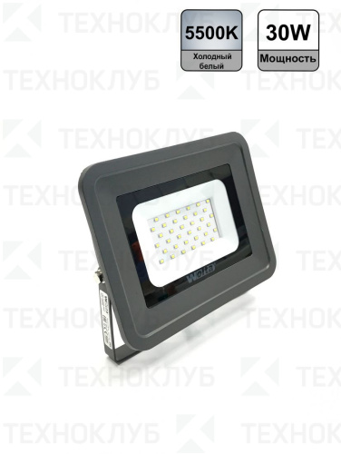 Прожектор LED  30W 230V SMD 5500K Wolta
