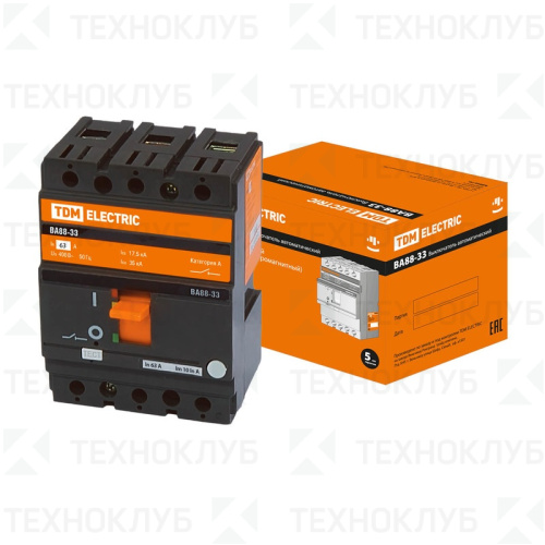 Выключатель автомат. ВА88-33 3п  63А TDM