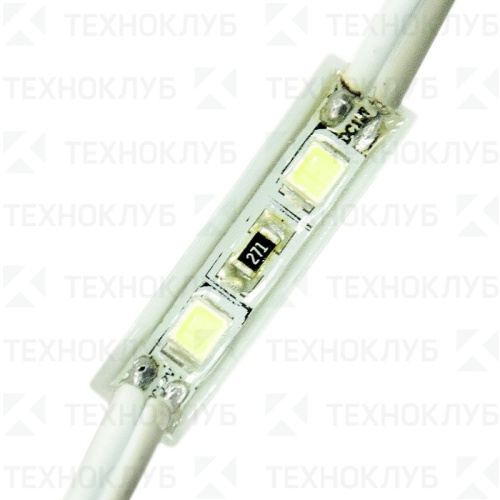 Модуль LED 12V  0,2W 24lm 6500K 26х7х5мм IP65 Apeyron