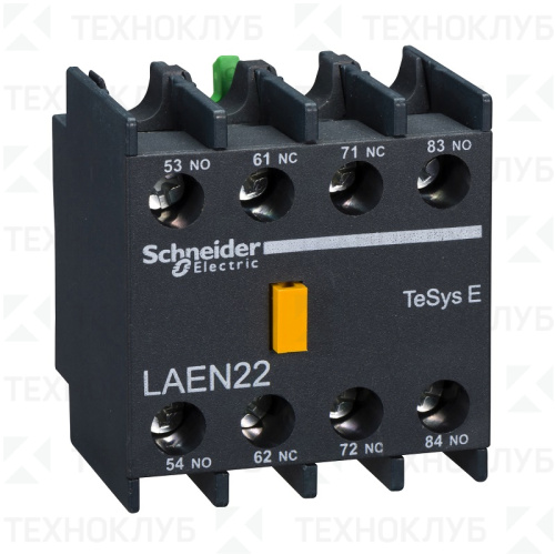 Приставка контактная LAEN22 доп. контакты  2НО+2НЗ (для LC1E)  Schneider Electric