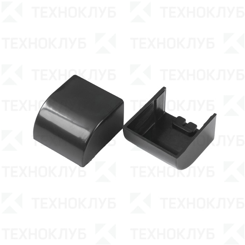 Заглушка кабельной трассы  25х25 ЧЕРНЫЙ  Промрукав