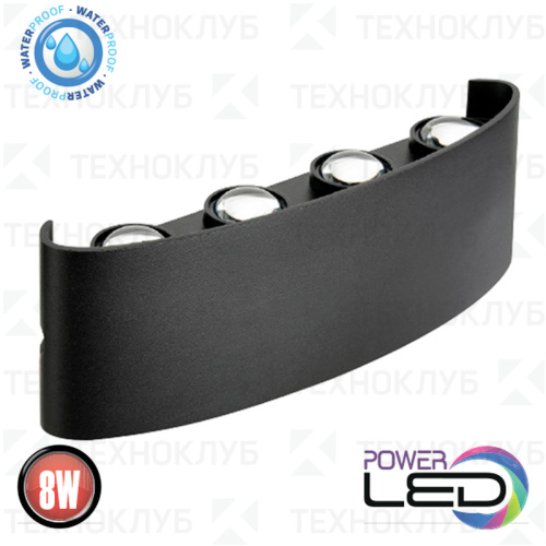 Светильник Парк  8W Proton-8 черный 4200K Horoz