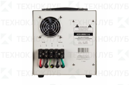 Стабилизатор  8000VA релейный (140-260V точ.±8%) АСН-8000/1-Ц (настол.)  Rexant