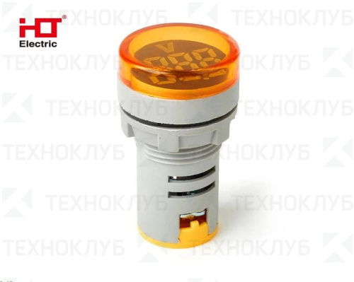 Вольтметр AD22 (50...500В) желтый  HLT