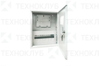 Щит уч. 1ф/12м мет. 400х300х145 IP31 окно (ЩУРН-1/12) Народный TDM