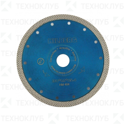 Диск алмаз. 200*25,4 мм керамогранит Hilberg