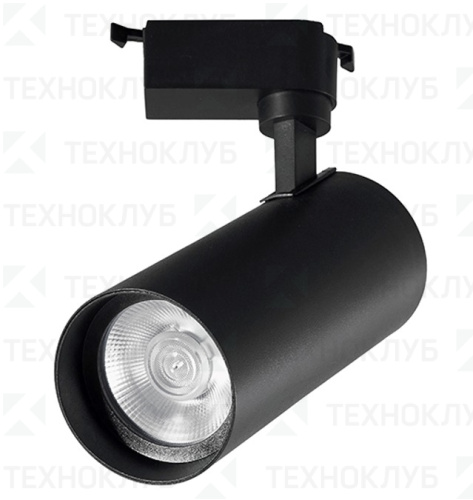 Светильник 1Phase 220V LED  10W LE TR 12 черный LEEK