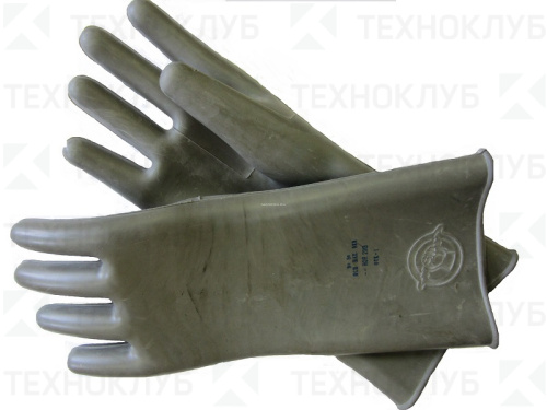 Перчатки диэлектрические штанцованные 1кВ