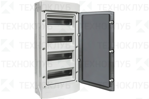 Щит ЩРН пласт. 48м прозр. IP65 664х319х144 Unix65  EKF