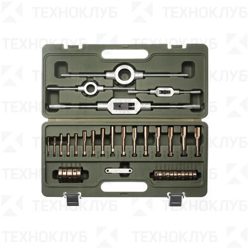 Набор плашек и метчиков ДТ 37 предметов (М3-М14)