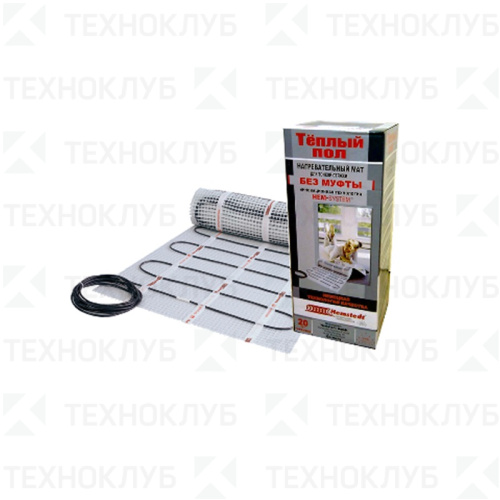 Нагрев-ный мат Нemstedt DH 1050Вт 7.0 кв.м двужильный