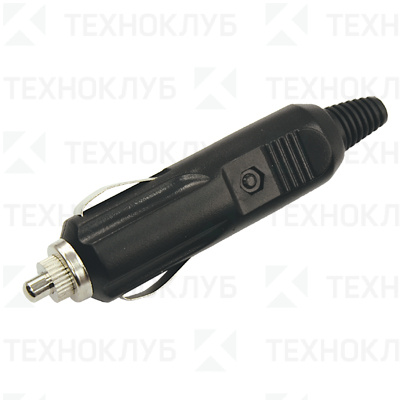 Штекер автоприкуривателя 12/24В с предохранителем  Rexant