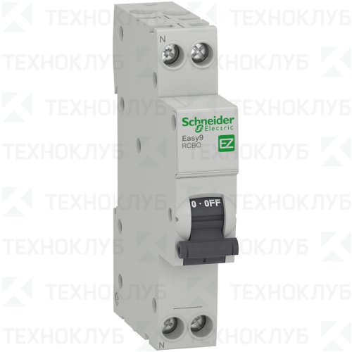 Автомат диф. City9 1п+N  10A  30mA 4,5kA (18мм) электронный тип AС, х-ка C  Easy  Schneider Electric