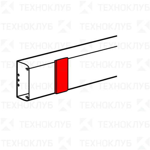 Накладка на стык крышки для к/к Legrand DLP (105x35,195х65)