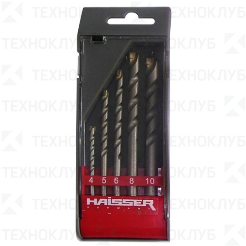 Набор сверел Haisser 4 шт. бетон/камень/кирпич
