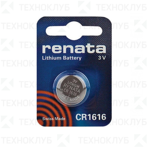 Батарейка литиевая CR1616 Renata