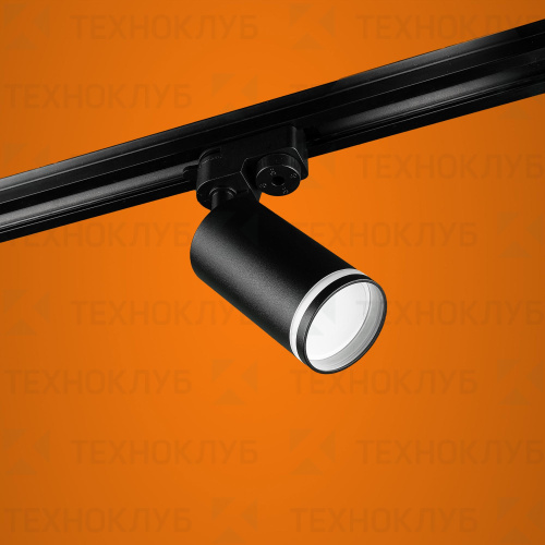 Светильник 1Phase 220V GU10 черный с полоской iSvet