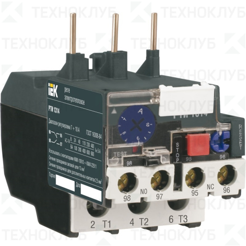 Реле электротепловое РТИ-1306 1-1.6А IEK