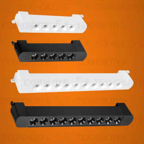 Светильник 1Phase 220V LED 20W линейный линза белый iSvet