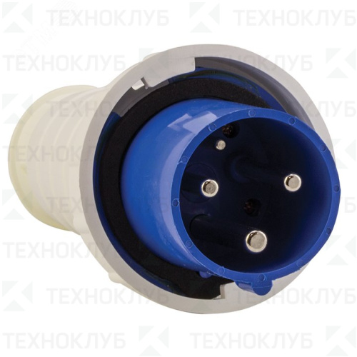 Вилка 033 перенос. 2Р+Е 63А 220В IP67 EKF