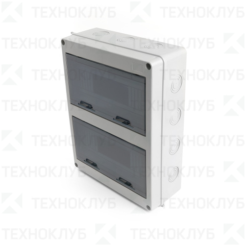 Щит ЩРН пласт. 24м прозр. IP65 360х280х108 (EBX50-1/24-65)  STEKKER